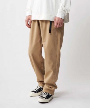 Beige Gramicci Gramicci Men's Pants | TGDHNX280