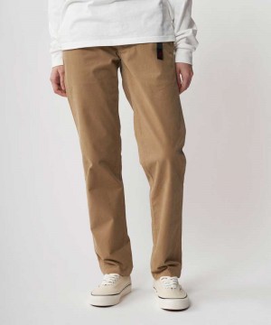 Beige Gramicci Tapered Women's Pants | LNBPTK560