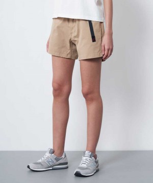 Beige Gramicci Very Women's Shorts | HOGUAF523