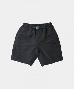 Black Gramicci Shell Cargo Men's Shorts | SHEYXU094