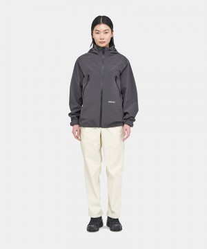 Black Gramicci Waterproof 2L Women's Outerwear | XTGSNA042