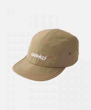 Brown Gramicci Shell Jet Cap Unisex Hats | TJBVQG701