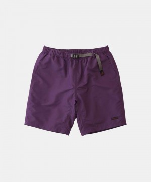 Deep Purple Gramicci Shell Packable Women's Shorts | KQGEXV319