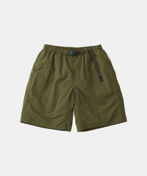 Green Gramicci Nylon Loose Men's Shorts | JAMZVG764