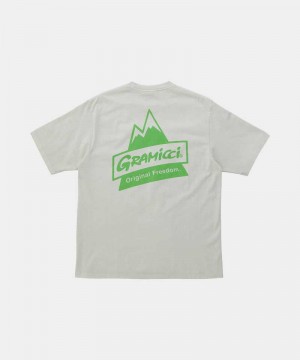 Grey Gramicci Peak Unisex Tops | ANUSOQ923