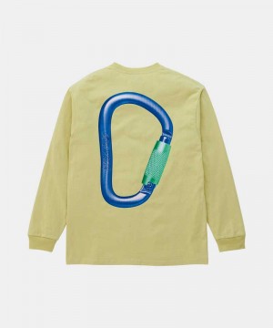 Lemon Gramicci Carabiner L/S Unisex Tops | SBRJQA205