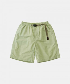 Light Green Gramicci Nylon Loose Men's Shorts | SUJQWI051