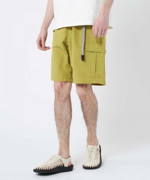 Light Green Gramicci Shell Cargo Men's Shorts | WNZOCB580