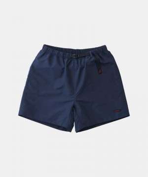 Navy Gramicci Shell Canyon Women's Shorts | UIBNWY291