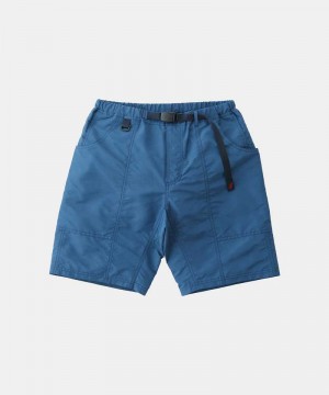 Navy Gramicci Shell Gear Men's Shorts | BQXNYP285