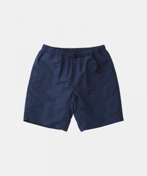 Navy Gramicci Shell Packable Men's Shorts | OIEBWG609