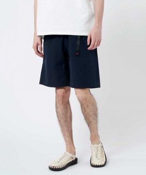 Navy Gramicci Stretch Shell G-Short Men's Shorts | QOMWJY436