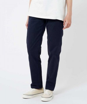 Navy Gramicci Tapered Women's Pants | QGVSBP834