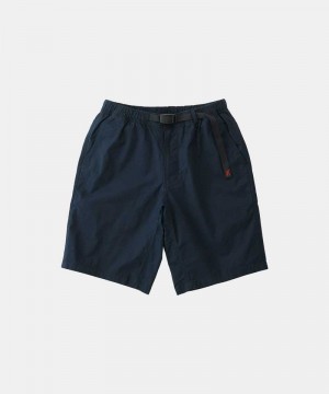 Navy Gramicci Weather Trek Men's Shorts | EJDUZK853