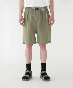 Olive Gramicci Gramicci x and wander NYCO Climbing G-Short Men's Shorts | MFRVGD681