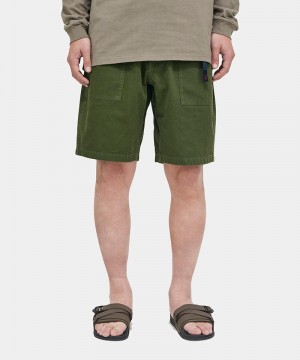 Olive Gramicci Ridge Men's Shorts | ETJYWL052