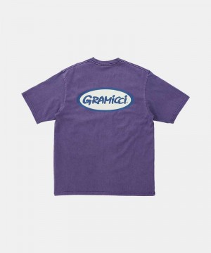 Purple Gramicci Gramicci Oval Unisex Tops | XCYZBT392