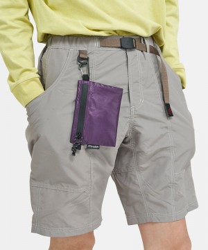 Purple Gramicci Micro Ripstop Pouch Unisex Bags | WOEYKN503