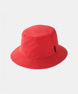 Red Gramicci Shell Bucket Unisex Hats | ZYQRUV379