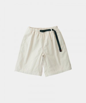 White Gramicci G-Short Men's Shorts | DJONUC251