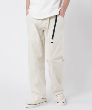 White Gramicci Gadget Men's Pants | TWSJYC306