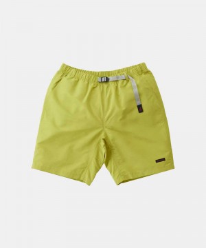 Yellow Gramicci Shell Packable Men's Shorts | JNSXKC758