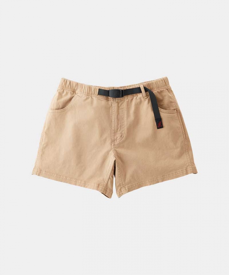 Beige Gramicci Very Women's Shorts | HOGUAF523