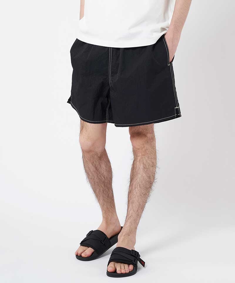 Black Gramicci Drift Swim Men's Shorts | ARBMKJ970