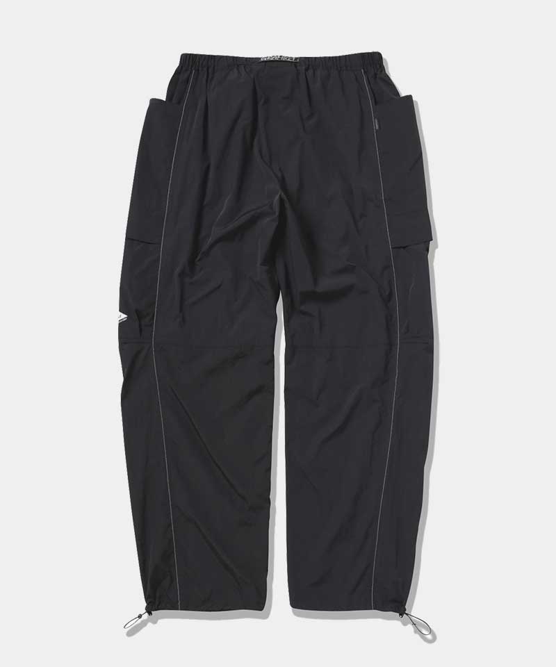 Black Gramicci Gramicci x and wander Patchwork Wind Men's Pants | WKDPYV243