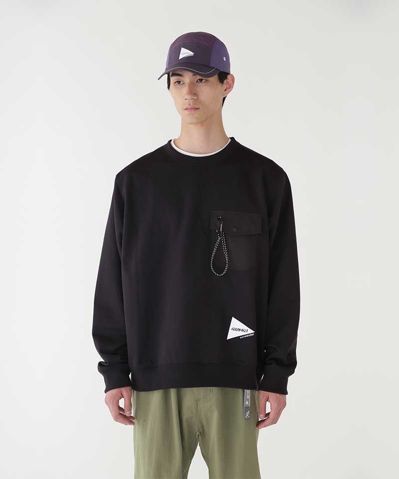 Black Gramicci Gramicci x and wander Pocket Unisex Tops | KFRZQS351