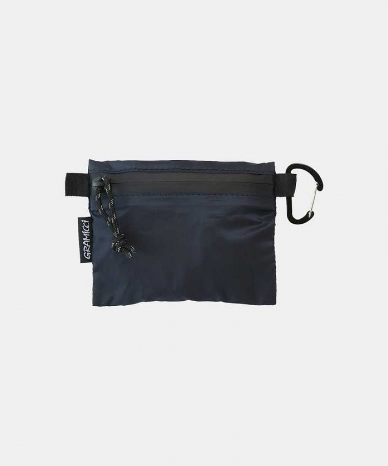 Black Gramicci Micro Ripstop Pouch Unisex Bags | SKOWQM304