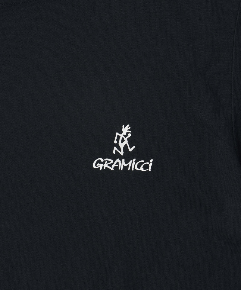 Black Gramicci One Point Logo Unisex Tops | DTZRJO369