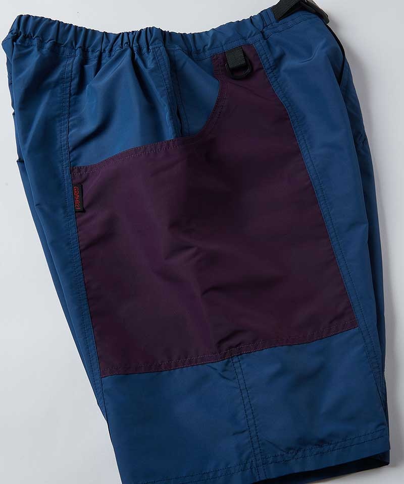 Blue Purple Gramicci Shell Gear Men's Shorts | WYHSOJ391