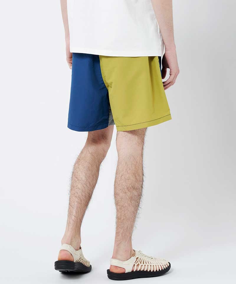 Blue Yellow Gramicci Shell Canyon Men's Shorts | FAPEQJ247