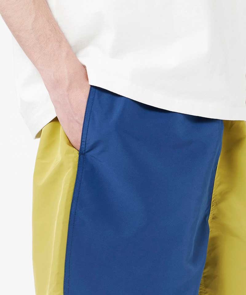 Blue Yellow Gramicci Shell Canyon Men's Shorts | FAPEQJ247