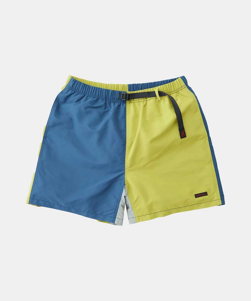 Blue Yellow Gramicci Shell Canyon Men's Shorts | FAPEQJ247