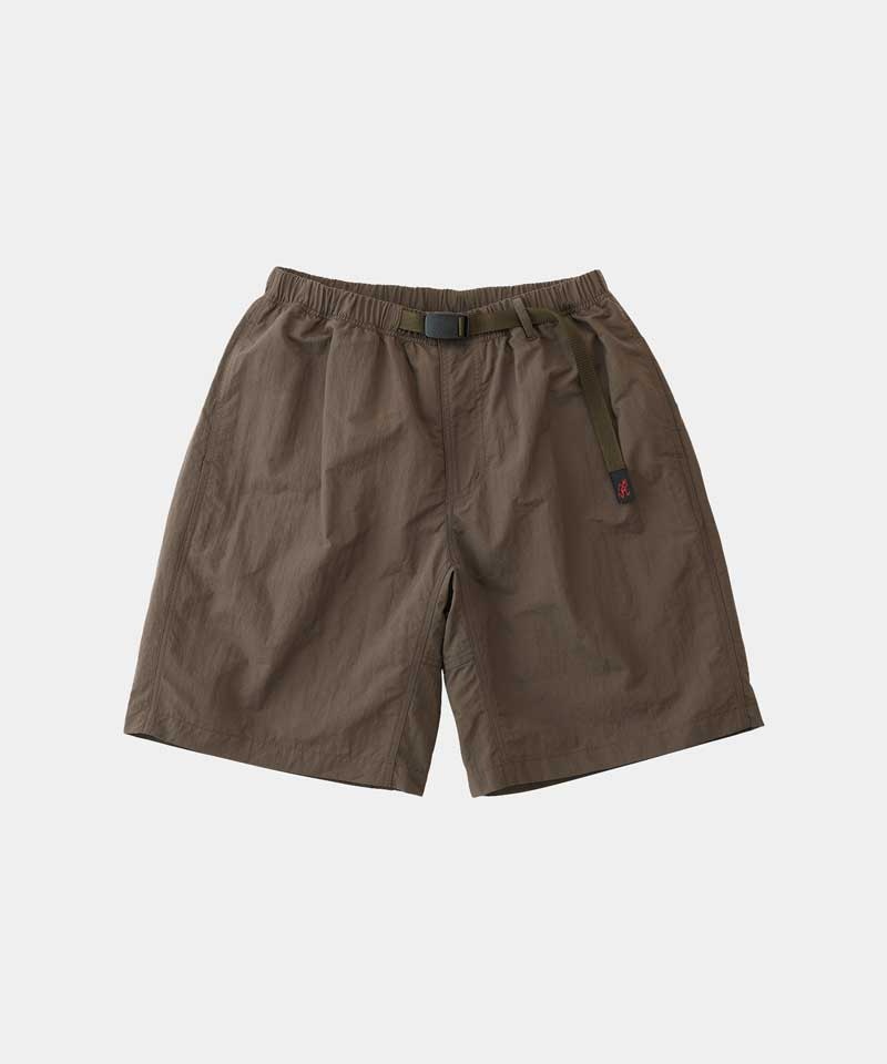 Brown Gramicci Nylon Loose Men\'s Shorts | OAJNDB531