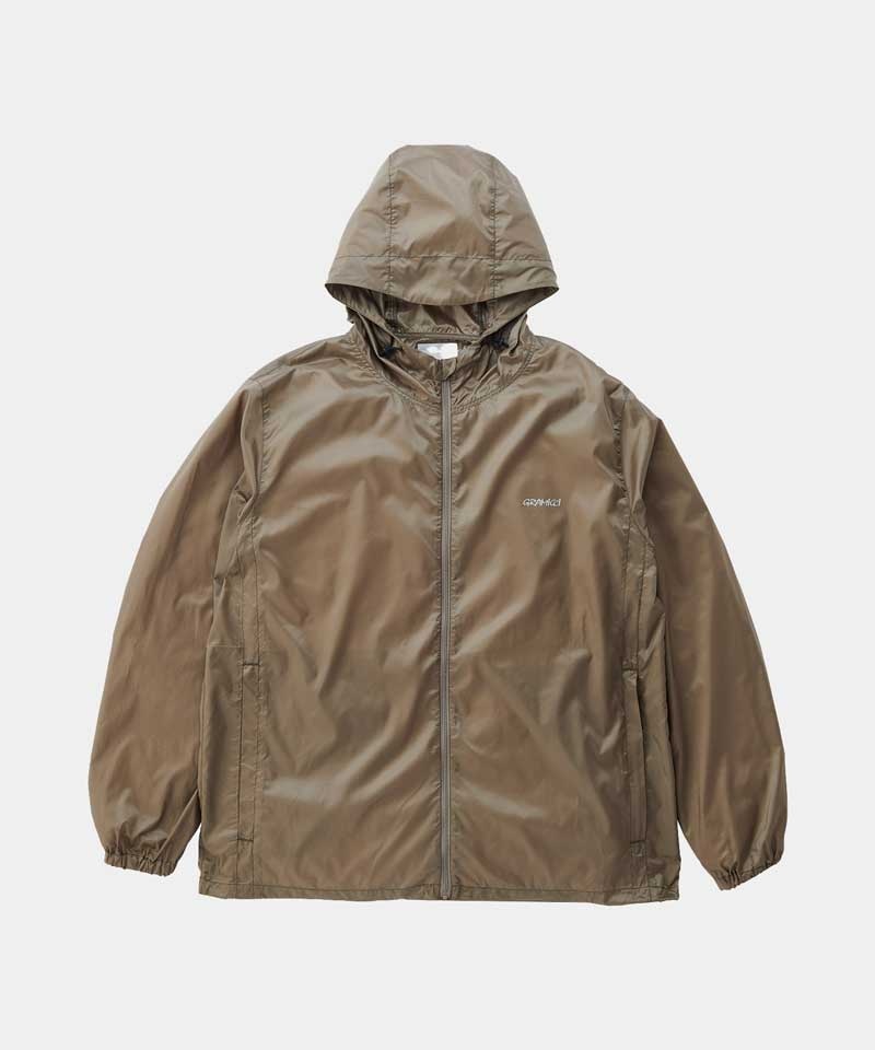 Brown Gramicci Packable Windbreaker Men\'s Outerwear | MFHIPR152