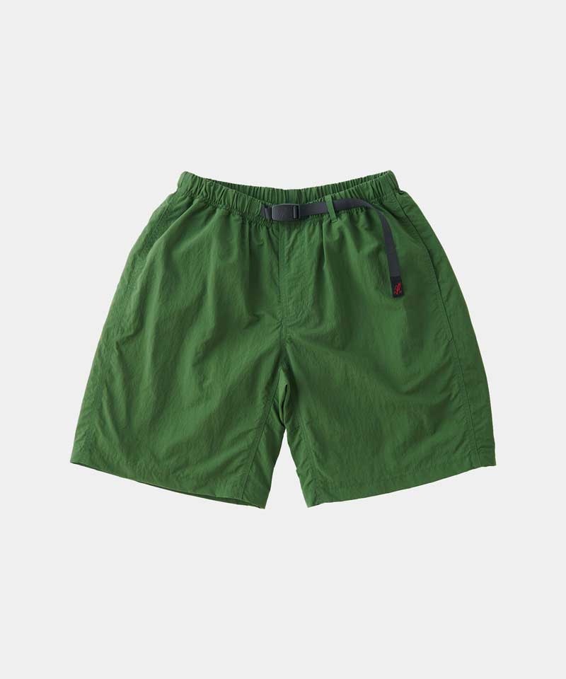 Deep Green Gramicci Nylon Loose Men's Shorts | GPTQJD198