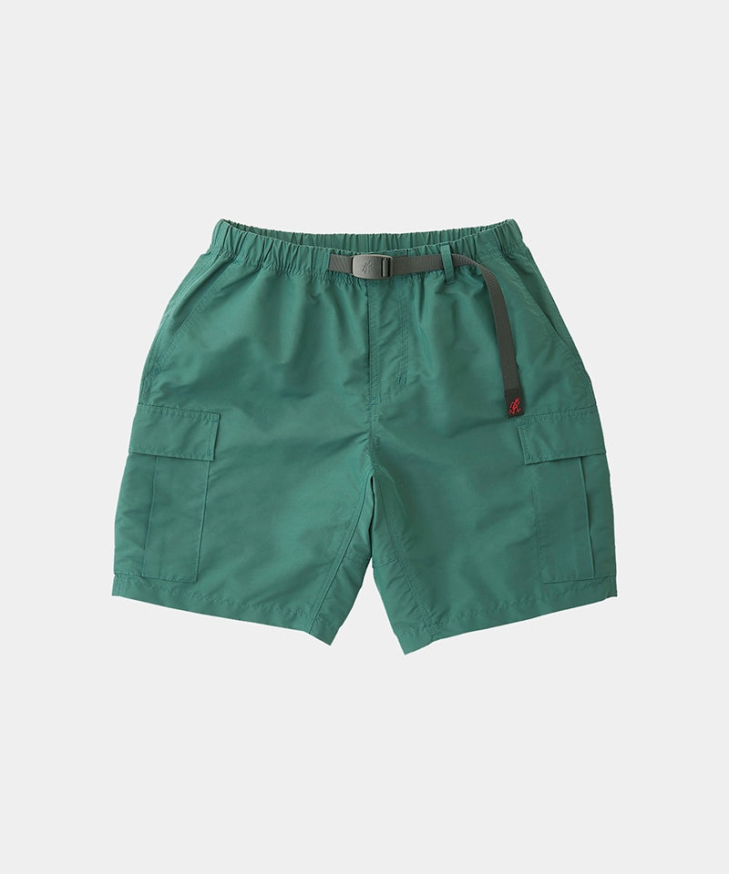 Deep Green Gramicci Shell Cargo Men's Shorts | XVERYD958