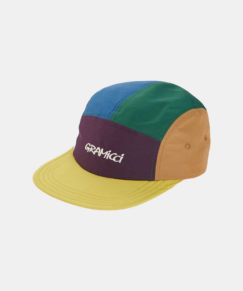 Green Blue Yellow Gramicci Shell Jet Cap Unisex Hats | TIEMNY398