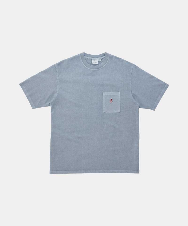 Grey Blue Gramicci One Point Unisex Tops | PUXFZA815