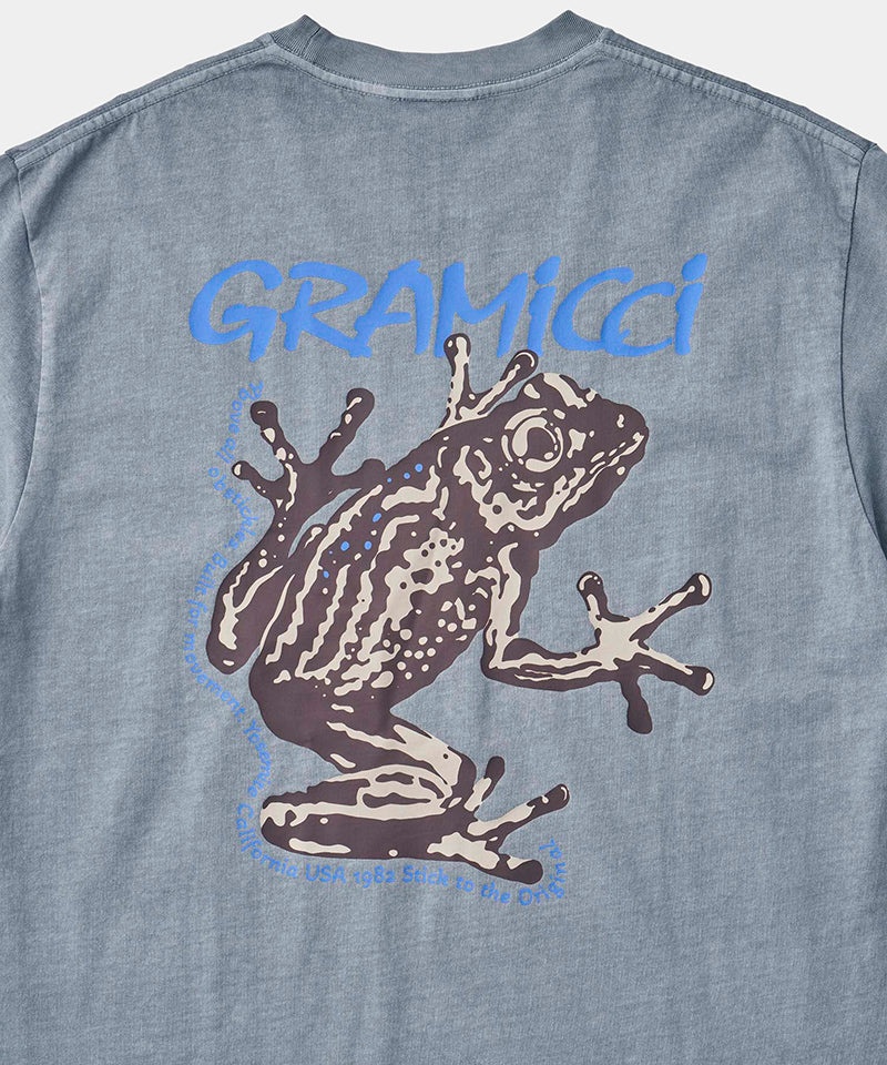 Grey Blue Gramicci Sticky Frog Unisex Tops | QZMKPS297