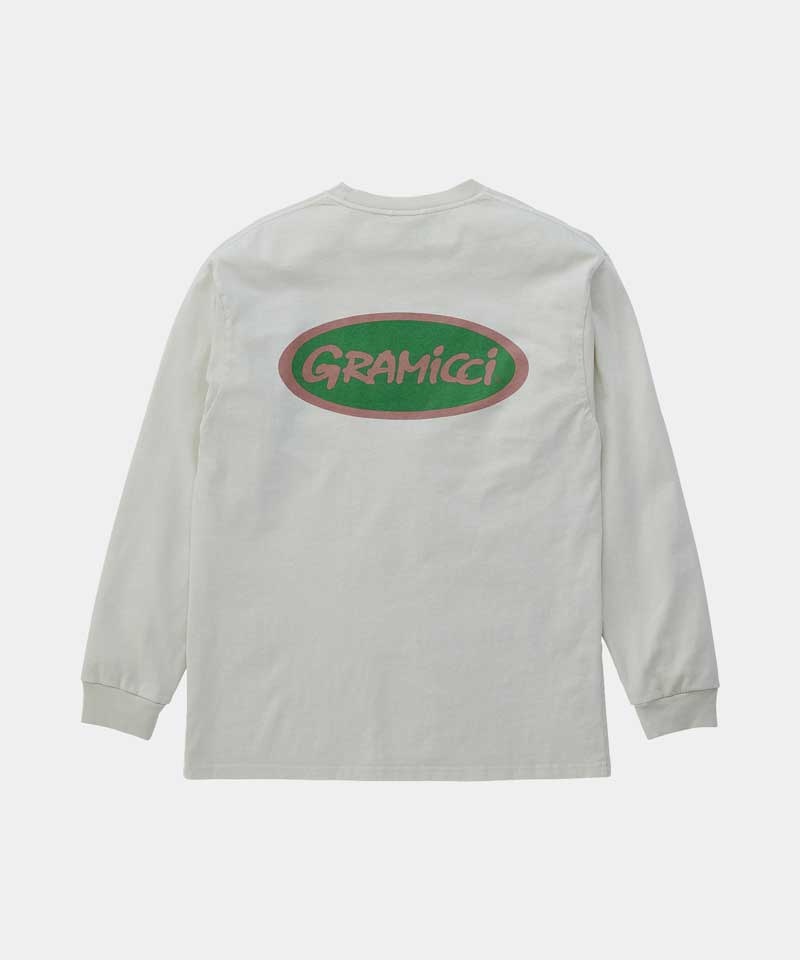 Grey Gramicci Gramicci Oval L/S Unisex Tops | CZUMTY742