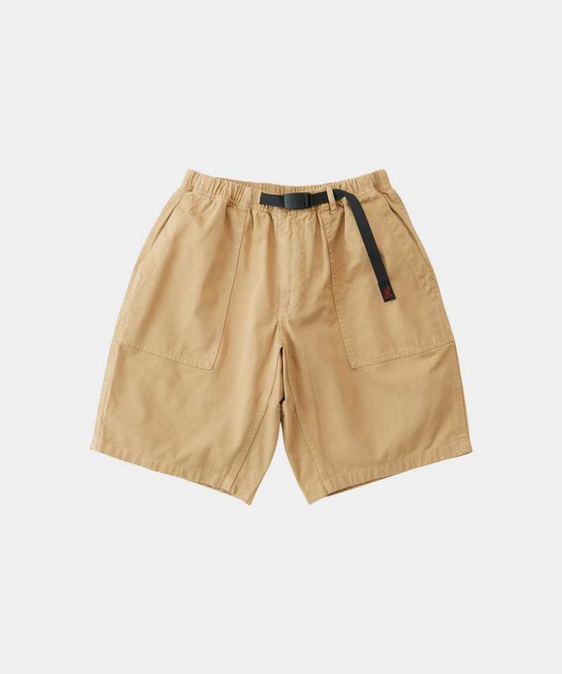 Khaki Gramicci Ridge Men\'s Shorts | AFKJVT879