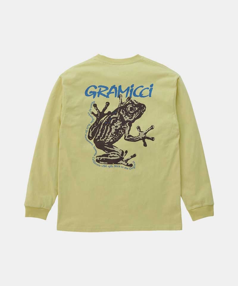 Lemon Gramicci Sticky Frog L/S Unisex Tops | BYICSA879