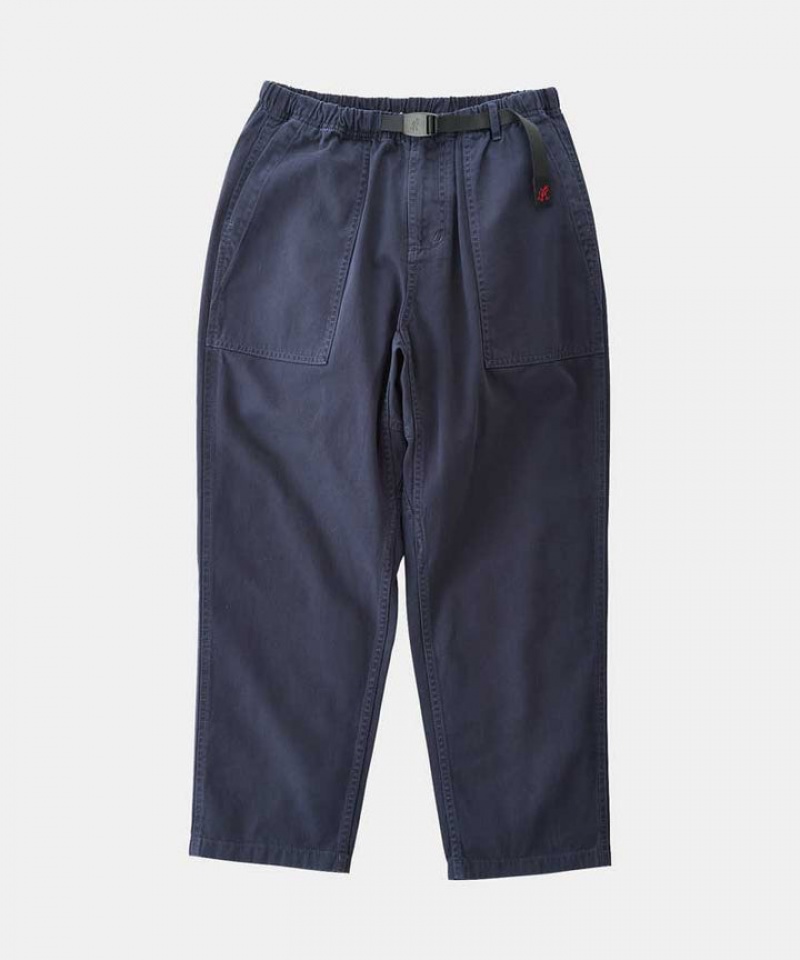 Navy Gramicci Loose Tapered Men's Pants | SBCPZF014