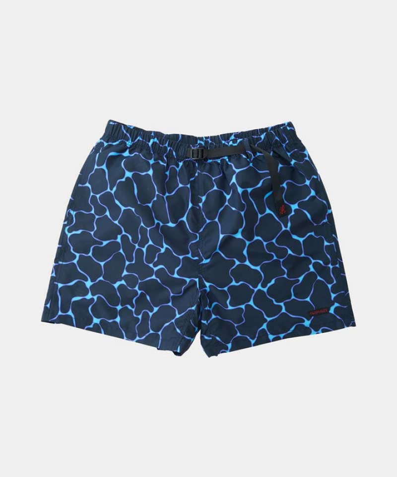 Navy Gramicci Shell Canyon Women's Shorts | XYZDFR465