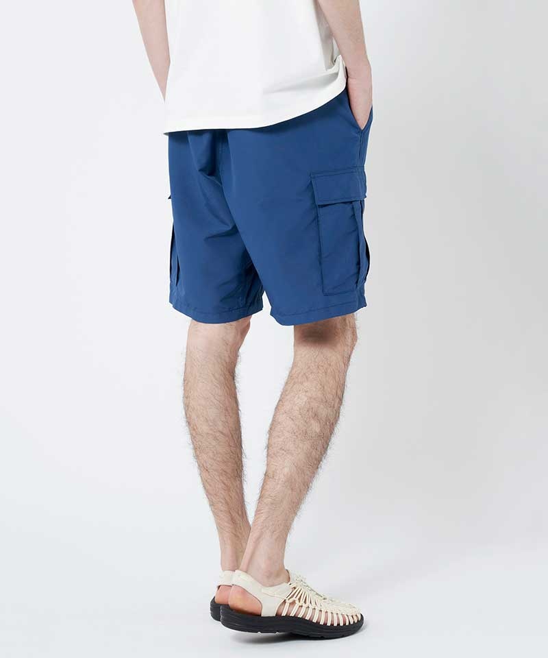 Navy Gramicci Shell Cargo Men's Shorts | SHFUAK120