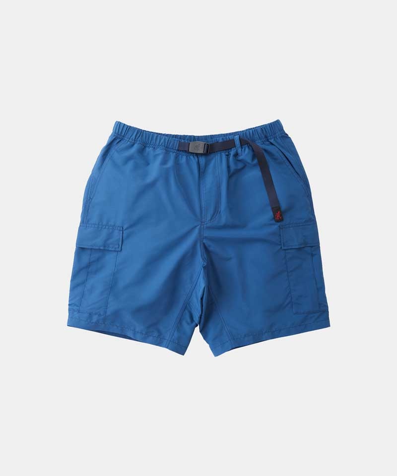 Navy Gramicci Shell Cargo Men's Shorts | SHFUAK120